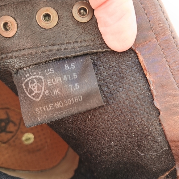 Ariat Heritage Lacer Leather Lace Up Rodeo Western Boots main image 4